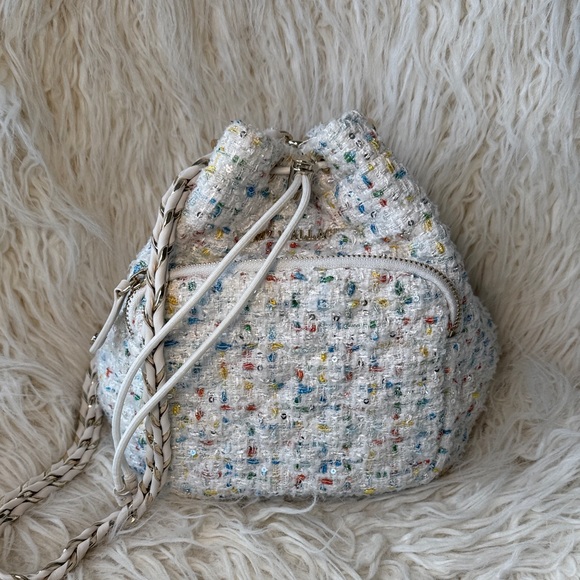 Chic Multicolor Tweed Women´s Bag